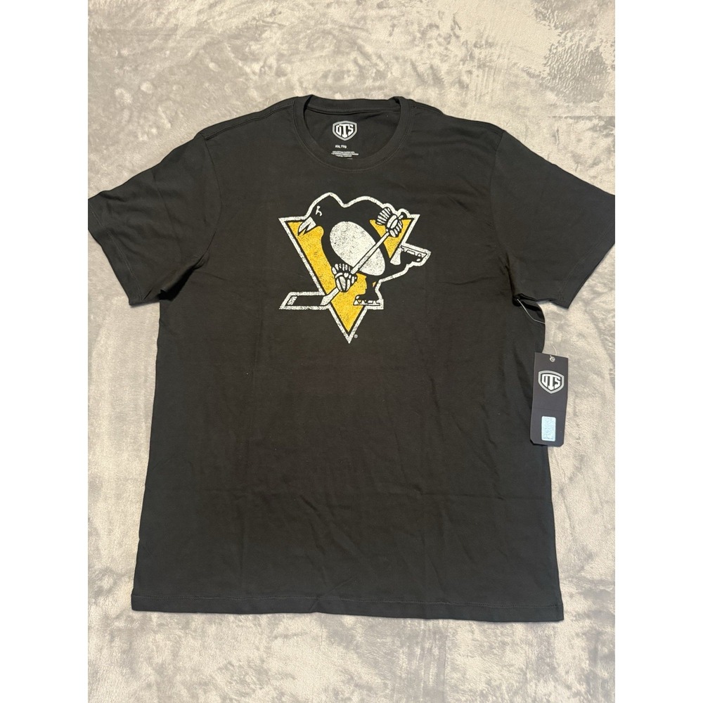 OTS Pittsburgh Penguins T-Shirt Mens 2XL Black NHL Hockey Graphic Tee